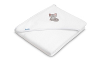 OKRYCIE KĄPIELOWE FROTTE 100X100 WILK BIAŁY