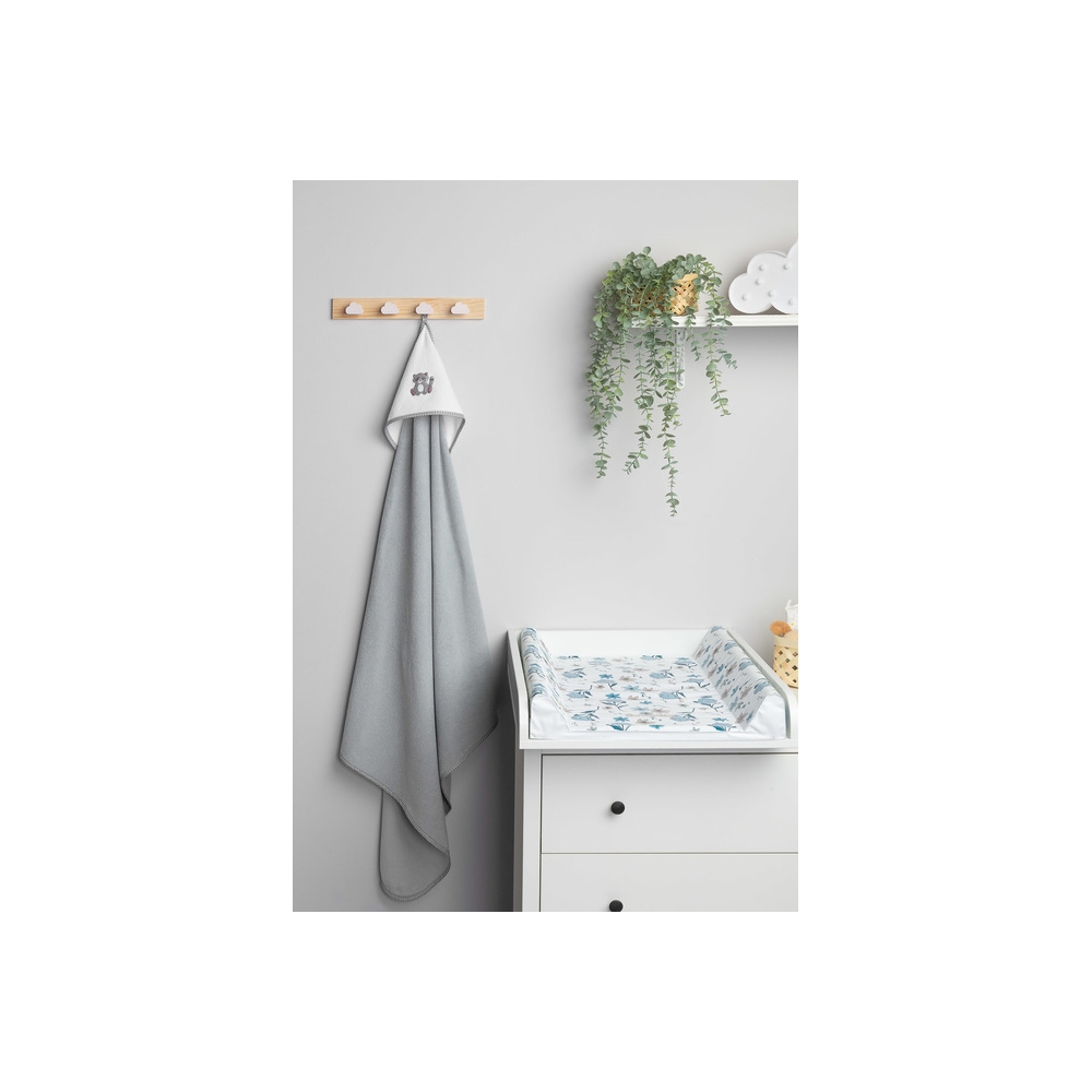 OKRYCIE KĄPIELOWE FROTTE 100X100 SZOP SZARY