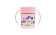 TC71005 KUBEK 360* PICIE JAK ZE SZKLANKI 200ML RÓŻOWY
