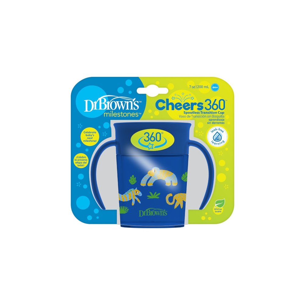 TC71006 KUBEK 360* PICIE JAK ZE SZKLANKI 200ML NIEBIESKI