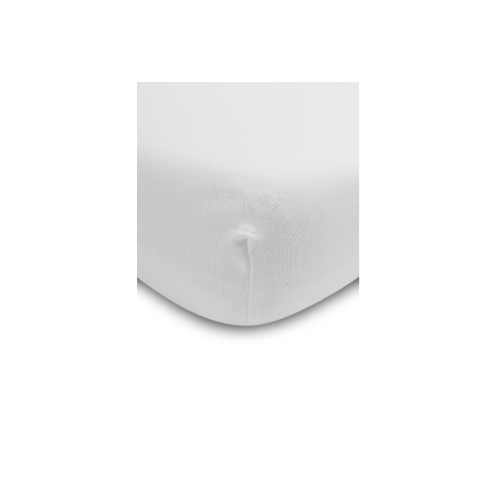 Paklodė JERSEY DELUXE WHITE 160x80-Miegui, Patalynė vaikams ir kūdikiams, Paklodės-e-vaikas