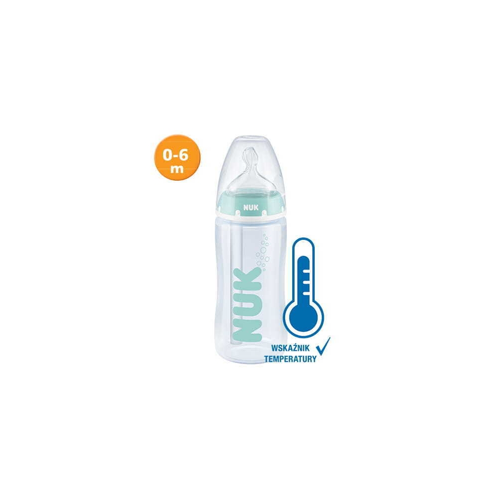407430 BUTELIUKAS 300ML A/CAP+ TEMPERATŪROS INDIKATORIUS 0-6 526286, 741148-Maitinimui, Buteliukai ir žindukai-e-vaikas