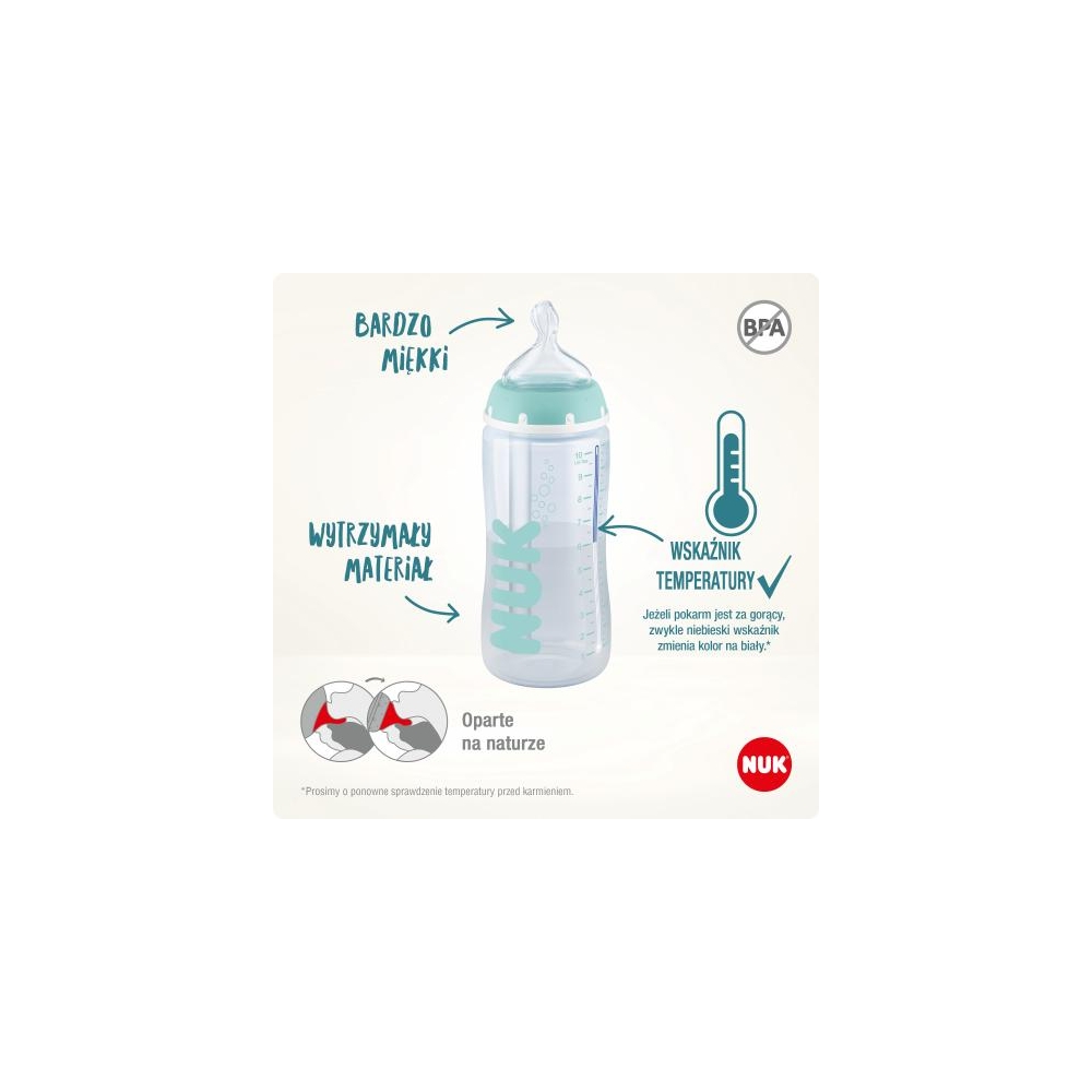 407430 BUTELKA 300ML A/KOLKOWA+WSKAŹNIK TEMPERATURY 0-6 526286, 741148