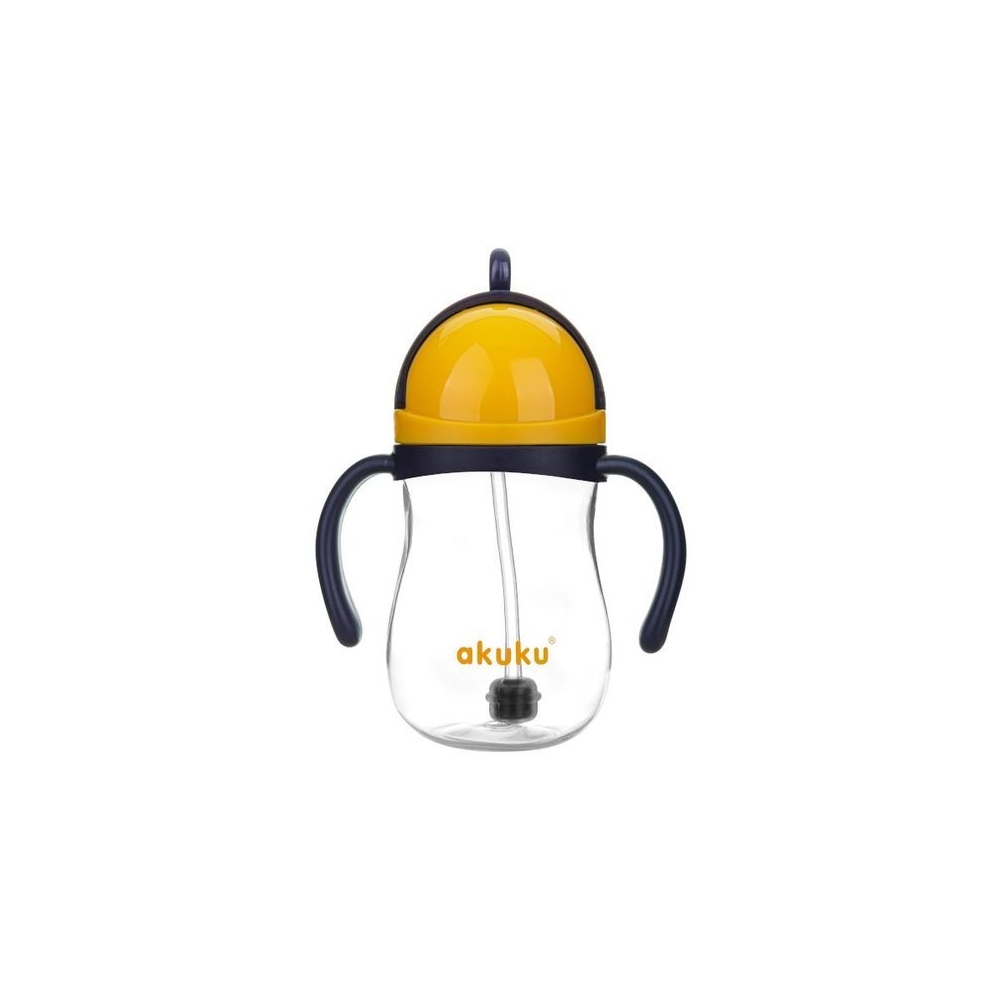 A0165 BUTELIUKAS SU ŠIAUDELIU IR SVARMENIU MĖLYNA/GELTONA