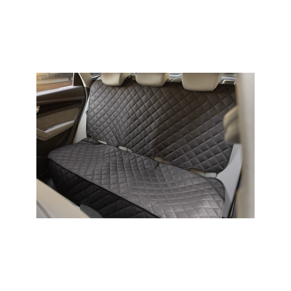 Dygsniuotas automobilio sėdynės kilimėlis Caretero 0956, juodas