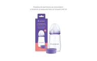 3117 FB STIKLINIS BUTELIS 240ML + SM.NW-Maitinimui, Buteliukai ir žindukai-e-vaikas