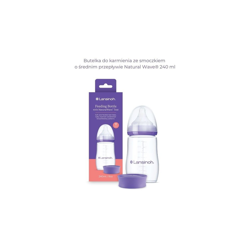 3117 FB STIKLINIS BUTELIS 240ML + SM.NW-Maitinimui, Buteliukai ir žindukai-e-vaikas