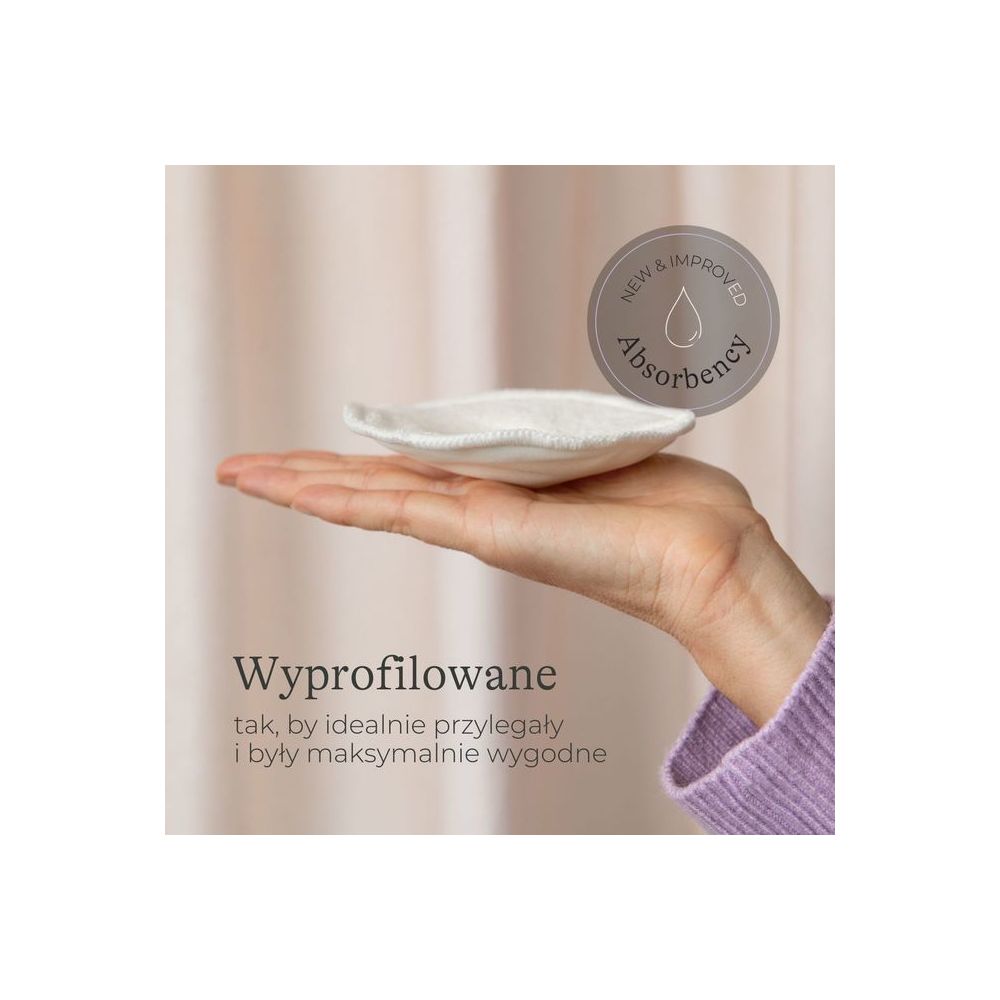 5357 WKŁADKI LAKTACYJNE WIELORAZOWE 4SZT LANSINOH