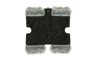 Mufka z lisem BLACK