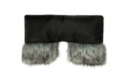 Mufka z lisem BLACK