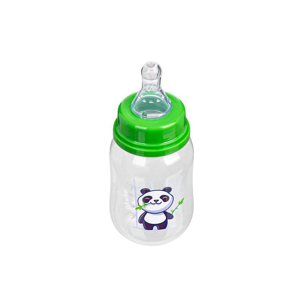 A0104 BUTELKA 125ML ZIELONA PANDA