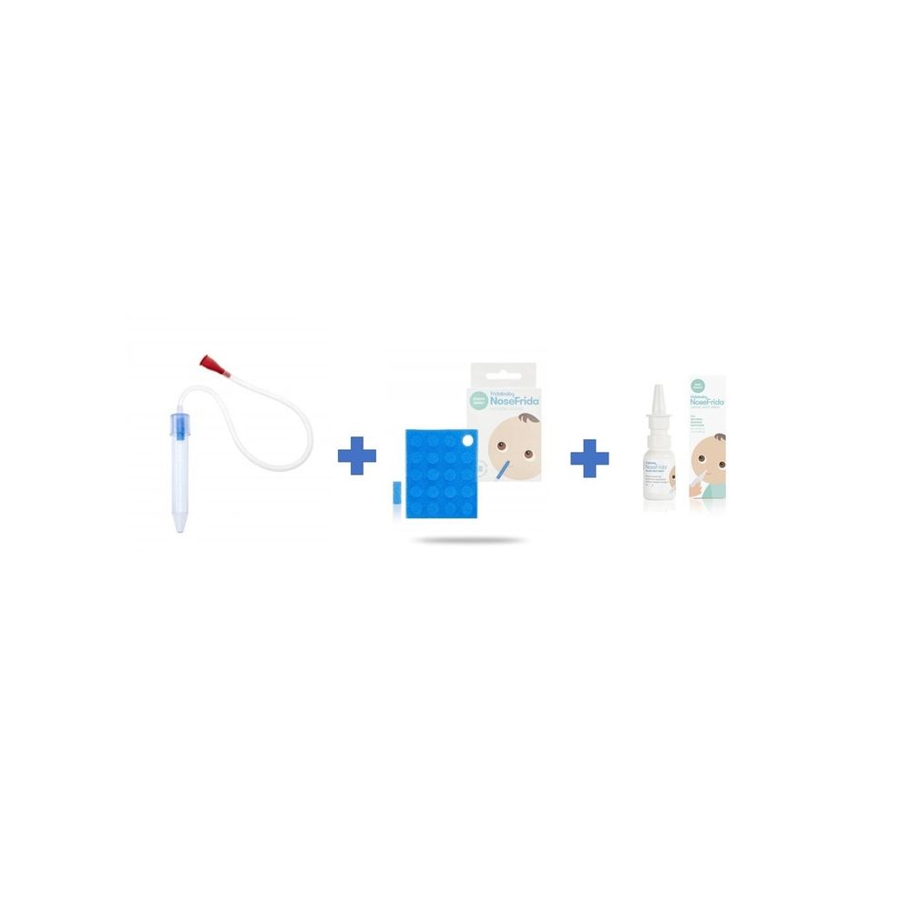 8289 ZESTAW 3 W 1 ASPIRATOR + SPRAY SOLANKOWY +10 FILTRÓW HIGIENICZNYCH