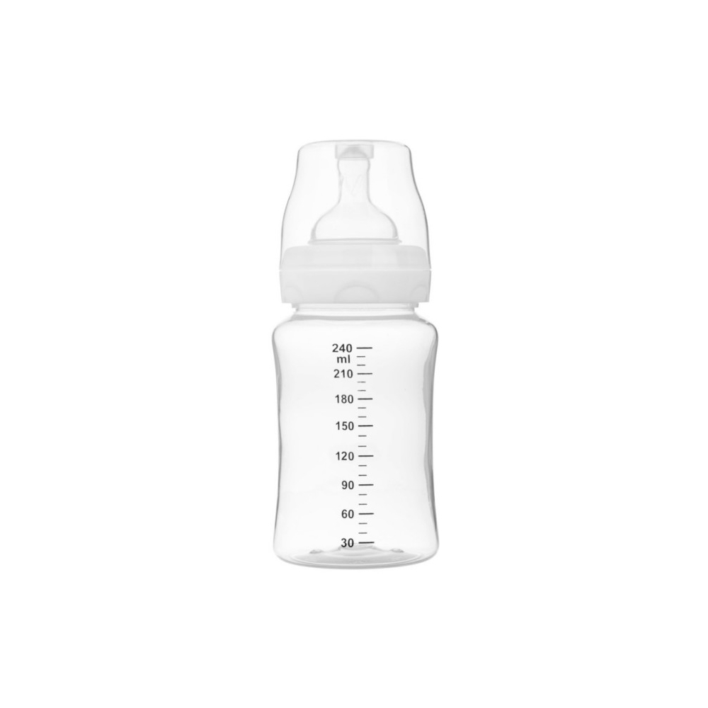 A0107 PLAČIABURNIS BUTELIS 240 ML-Maitinimui, Buteliukai ir žindukai-e-vaikas