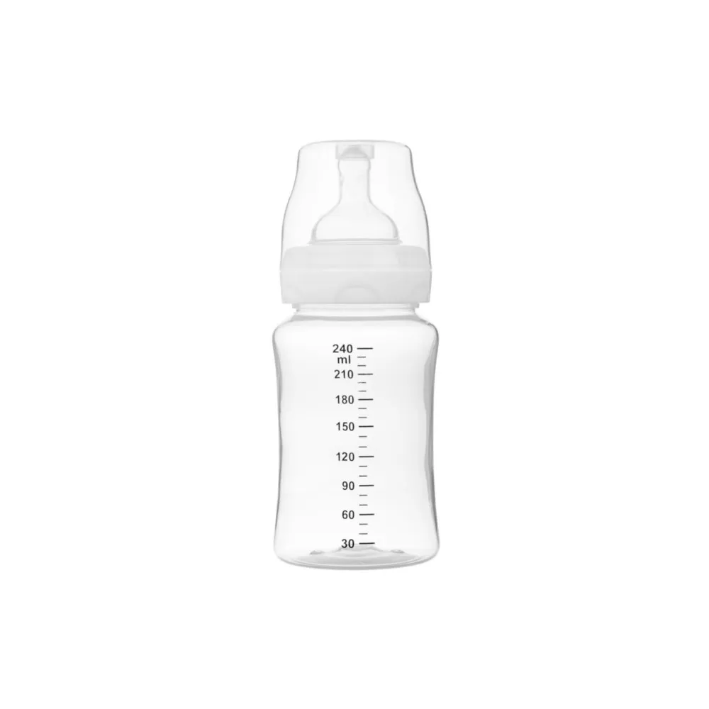 A0107 PLAČIABURNIS BUTELIS 240 ML-Maitinimui, Buteliukai ir žindukai-e-vaikas