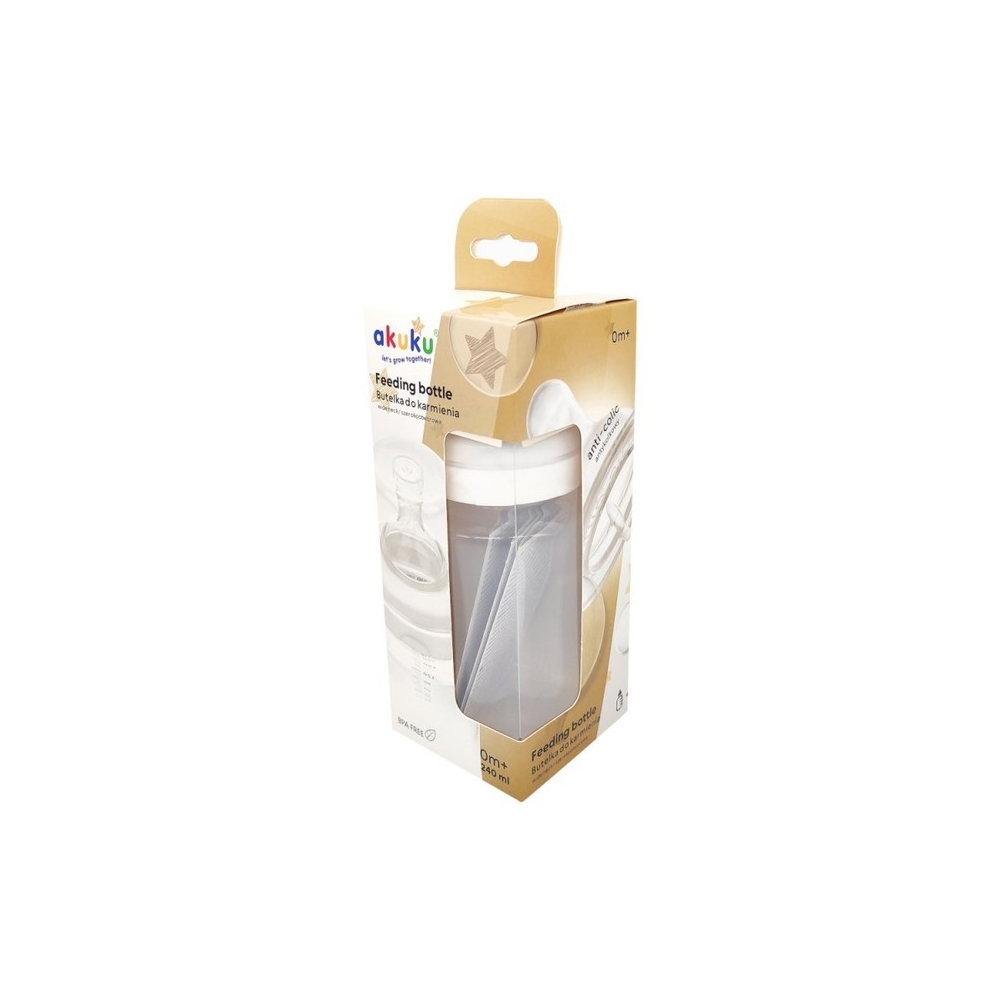 A0107 PLAČIABURNIS BUTELIS 240 ML-Maitinimui, Buteliukai ir žindukai-e-vaikas