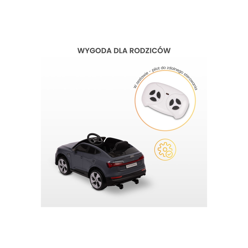 Elektromobilis AUDI Etron Sportback, Blue-Elektromobiliai vaikams, Mašinos-e-vaikas