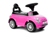Paspiriama mašinėlė FIAT 500, rožinė-Judėjimui, Paspiriamosios mašinėlės ir jų priedai, Paspiriamos mašinėlės-e-vaikas