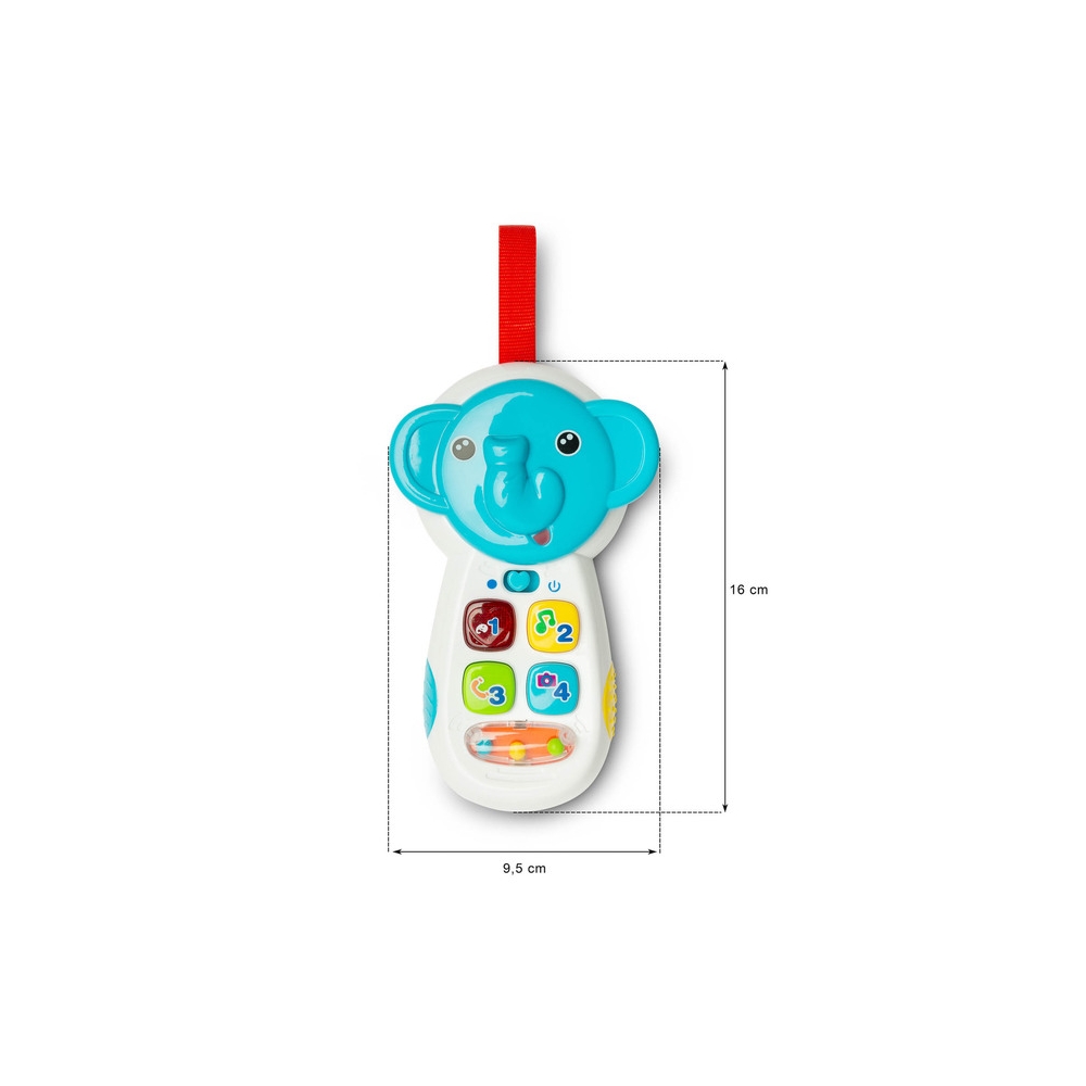 ZABAWKA EDUKACYJNA - TELEFON SŁONIK