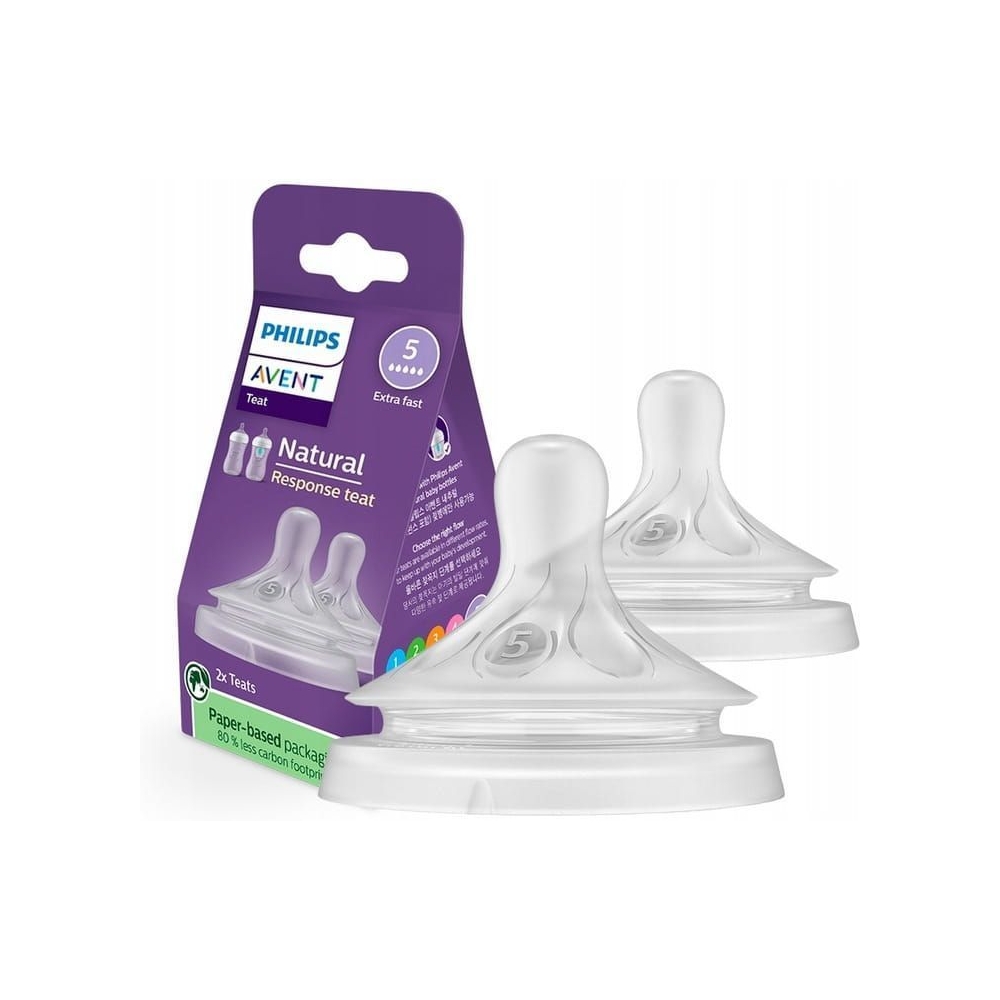 Žindukas SCY965/02 natūralus 6+ 2vnt