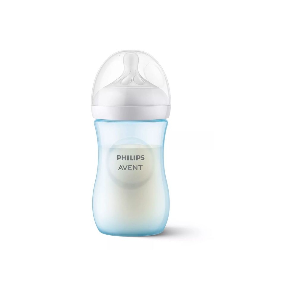 SCY903/21 REAGUOJANTIS NATŪRALUS BUTELIS 260ML MĖLYNAS-Maitinimui, Buteliukai ir žindukai-e-vaikas