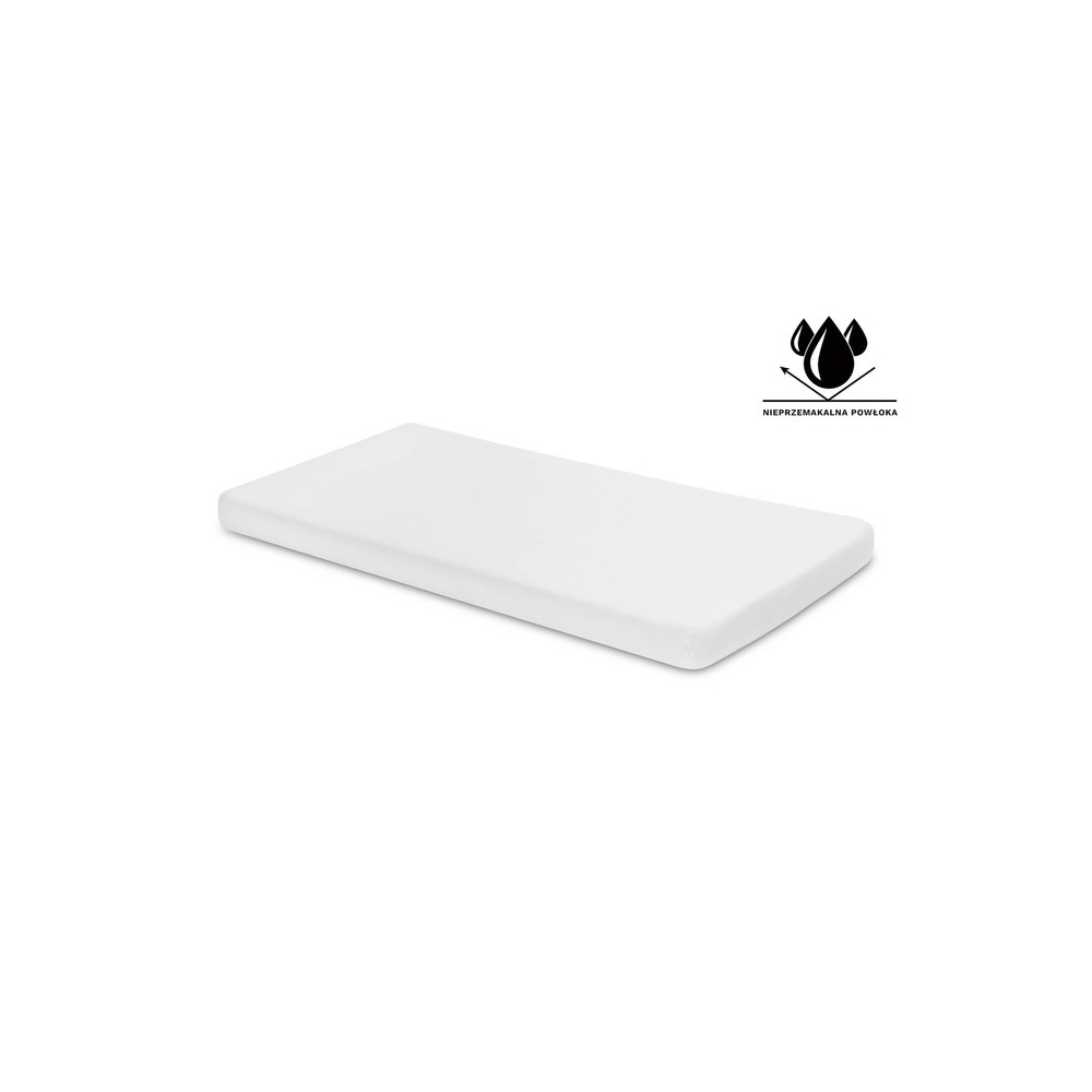 Neperšlampamas lakštas JERSEY WHITE 120x60-Miegui, Patalynė vaikams ir kūdikiams, Paklodės-e-vaikas