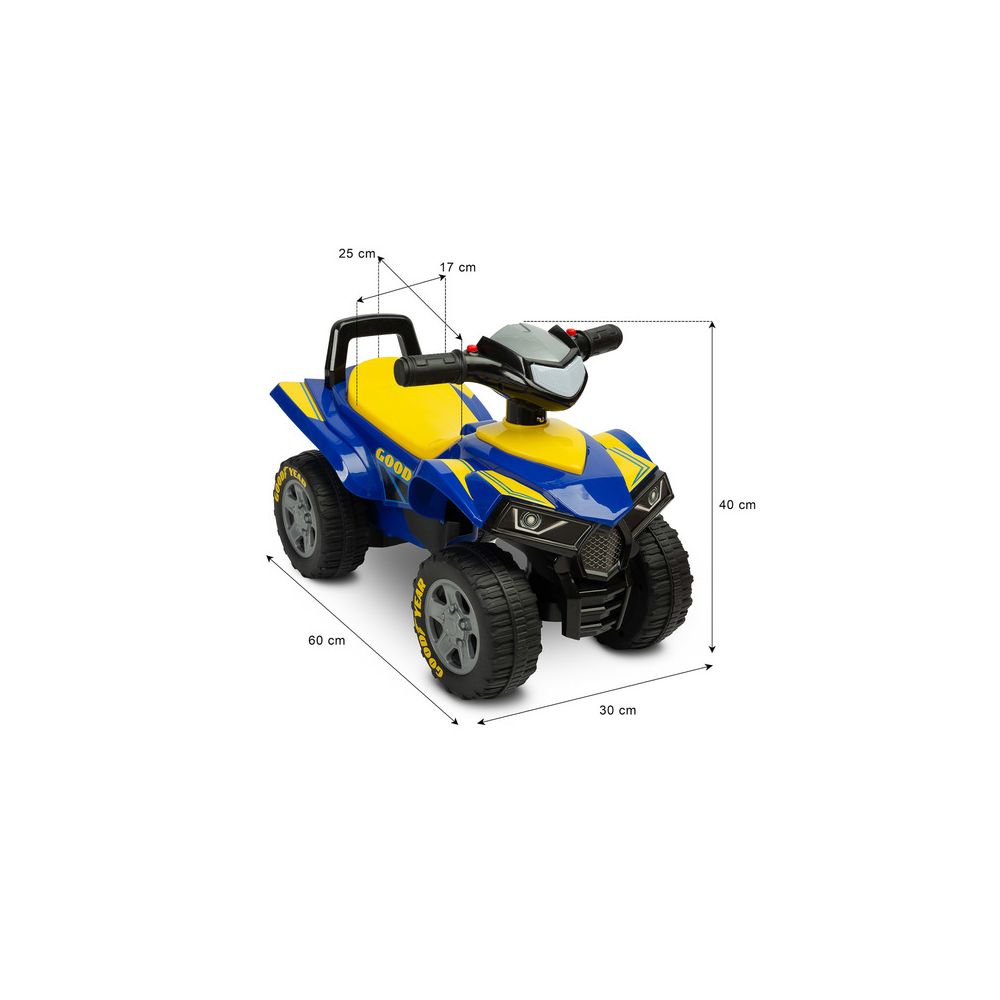 JEŹDZIK QUAD GOODYEAR BLUE