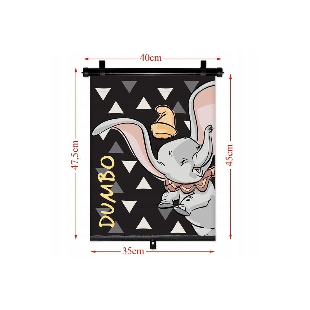 Roletas DUMBO 36x45 cm, 1 vnt, 9338-Automobilinės kėdutės, Autokėdučių priedai-e-vaikas