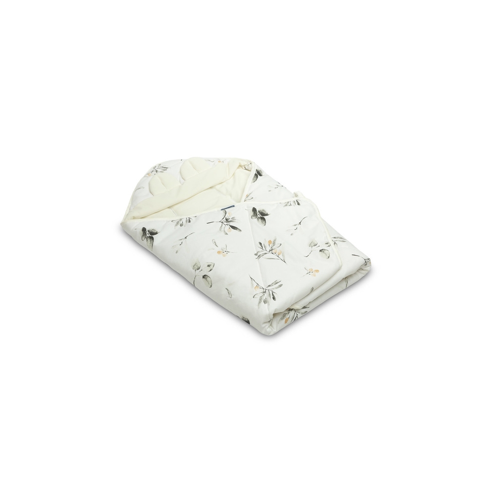 Miegmaišis / autokėdutės užklotas Sensillo Velvet XL, Creamy Olive
