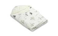Miegmaišis / autokėdutės užklotas Sensillo Velvet XL, Creamy Olive