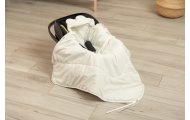 Miegmaišis / autokėdutės užklotas Sensillo Velvet XL, Creamy Olive