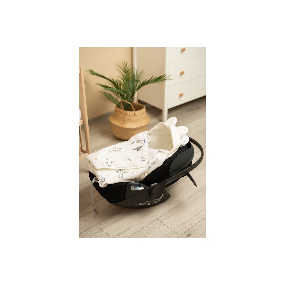 OTULACZ DO FOTELIKA VELVET XL OLIWKA KREMOWY
