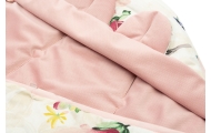 Miegmaišis / autokėdutės užklotas Sensillo Velvet XL, Pink Magnolia