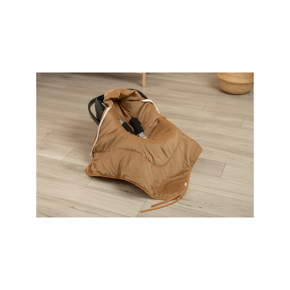 Miegmaišis / autokėdutės užklotas Sensillo Velvet XL, Sleep Beige