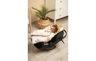 Miegmaišis / autokėdutės užklotas Sensillo Velvet XL, Sleep Beige