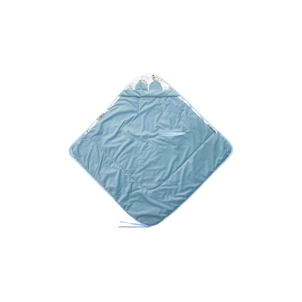 OTULACZ DO FOTELIKA VELVET XL SPACER NIEBIESKI