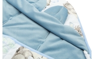 Miegmaišis / autokėdutės užklotas Sensillo Velvet XL, Walk Blue