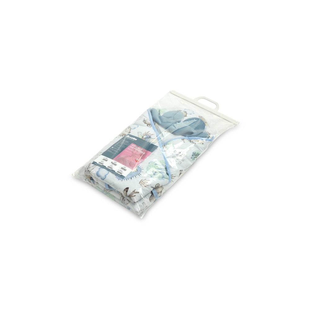 Miegmaišis / autokėdutės užklotas Sensillo Velvet XL, Walk Blue