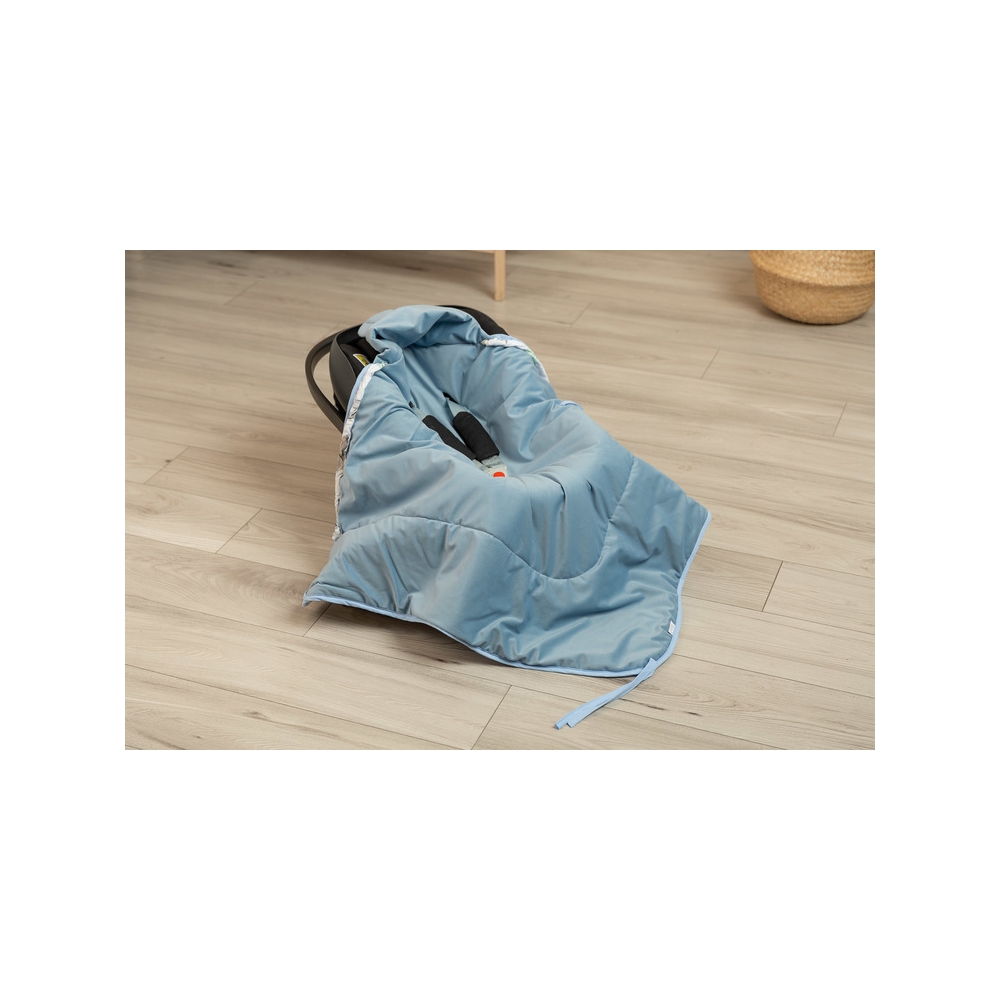 OTULACZ DO FOTELIKA VELVET XL SPACER NIEBIESKI