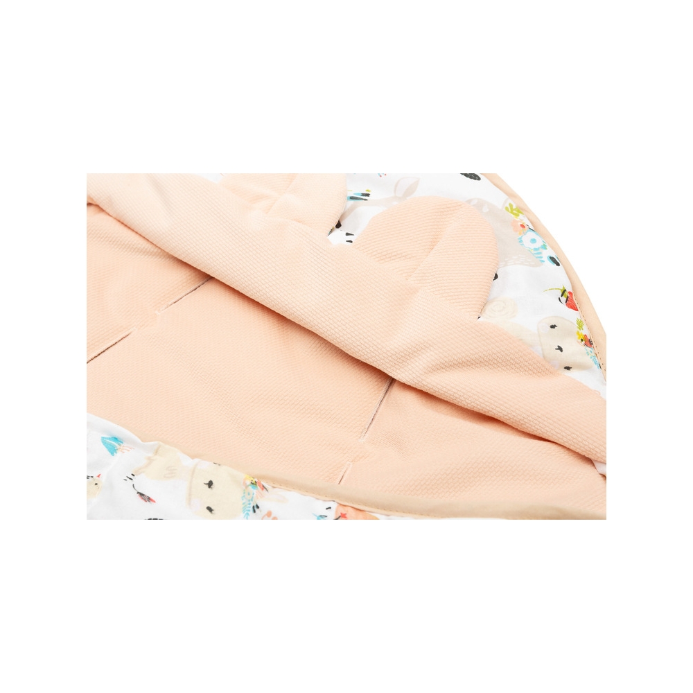 OTULACZ DO FOTELIKA VELVET XL PIKNIK BRZOSKWINIOWY