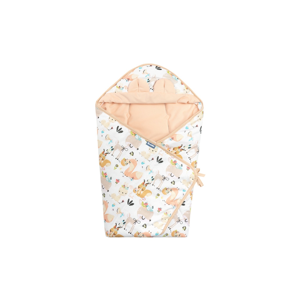 Miegmaišis / autokėdutės užklotas Sensillo Velvet XL, Picnic Peach