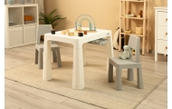 Vaikiškų baldų rinkinys Toyz MONTI, Grey-Vaiko kambariui, Staliukai ir kėdės-e-vaikas