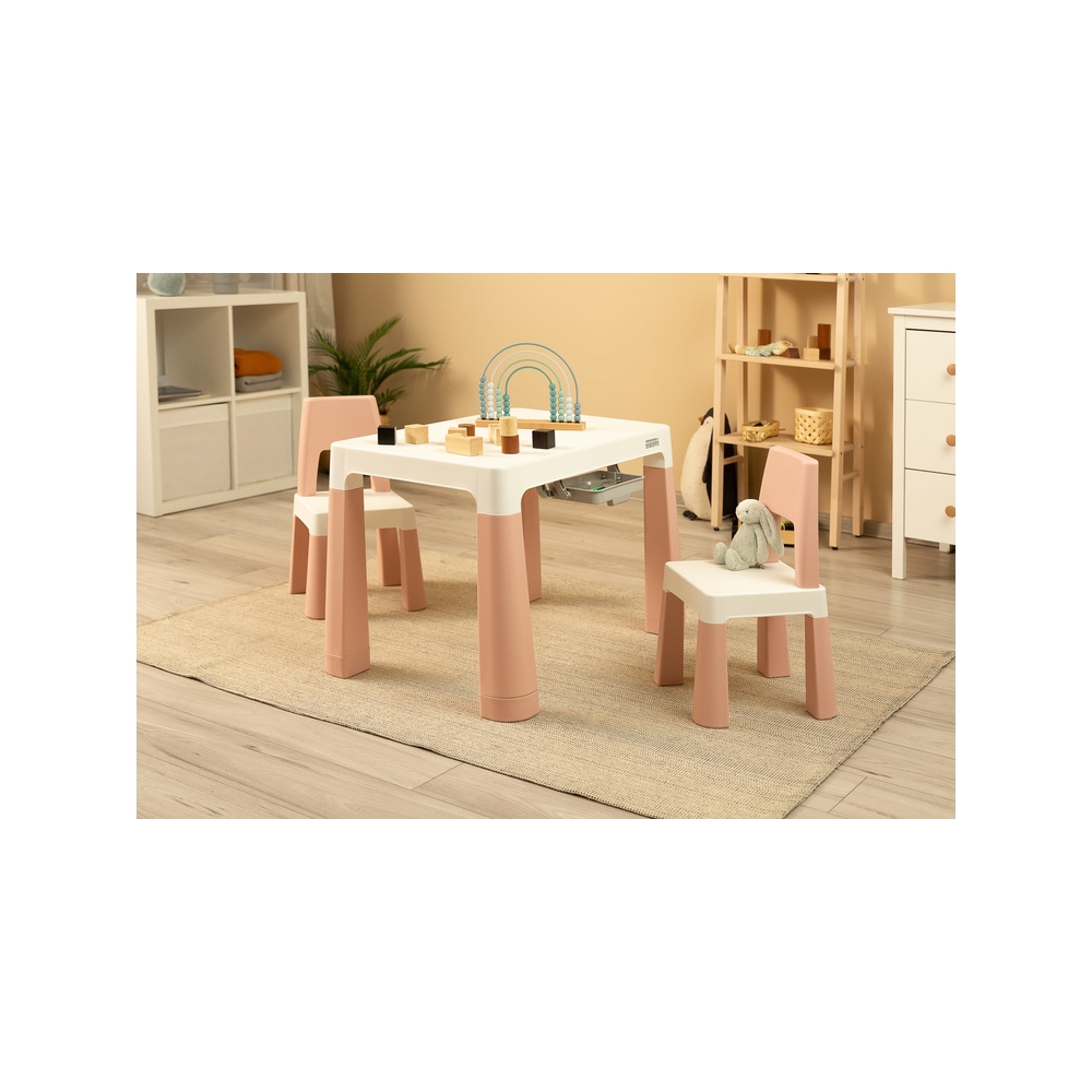Vaikiškų baldų rinkinys Toyz MONTI, Pink-Vaiko kambariui, Staliukai ir kėdės-e-vaikas