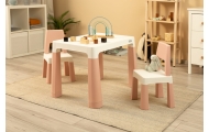 Vaikiškų baldų rinkinys Toyz MONTI, Pink-Vaiko kambariui, Staliukai ir kėdės-e-vaikas