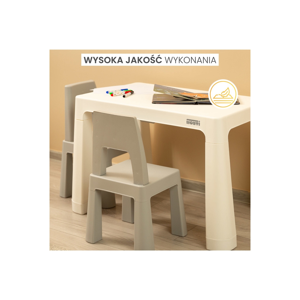 Vaikiškų baldų rinkinys Toyz MONTI, Pink-Vaiko kambariui, Staliukai ir kėdės-e-vaikas