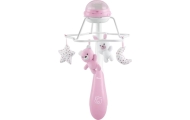 153268 KARUZELA RAINBOW COT MOBILE PINK