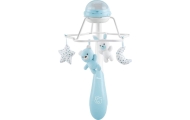 153275 KARUZELA RAINBOW COT MOBILE BLUE