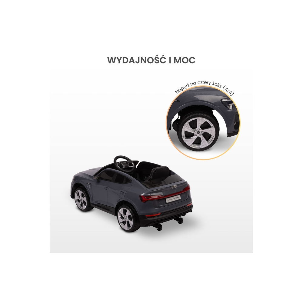 Elektromobilis AUDI Etron Sportback, Navy-Elektromobiliai vaikams, Mašinos-e-vaikas