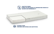 Dvipusis čiužinys MATERAC FLEXIBLE 120x60 (11 cm)-Miegui, Čiužiniai-e-vaikas
