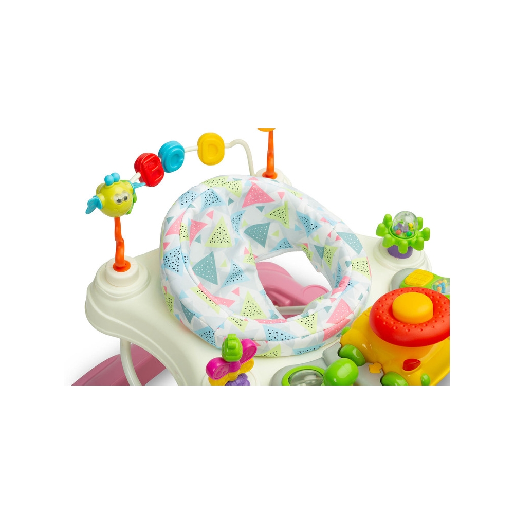 Kūdikių vaikštynė Caretero Stepp, Pink-Judėjimui, Vaikštynės-e-vaikas