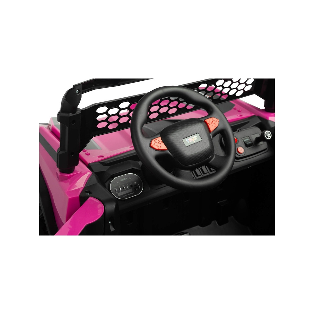 Dvivietis elektromobilis BLAZE, Fuchsia-Elektromobiliai vaikams, Visureigiai-e-vaikas